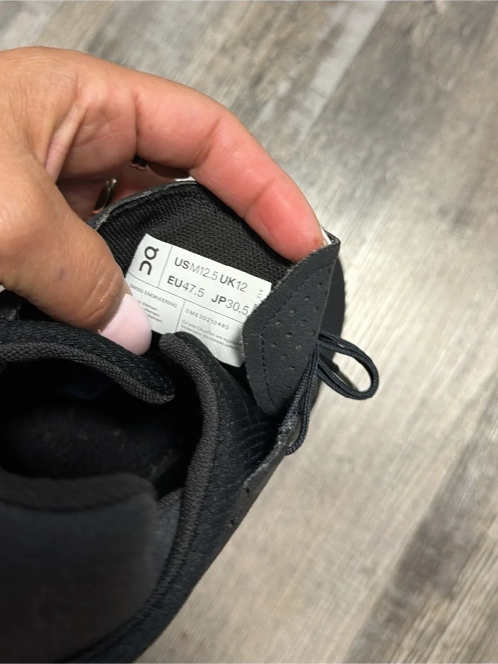 On Running Men's Black Cloudnova Athletic Sneakers